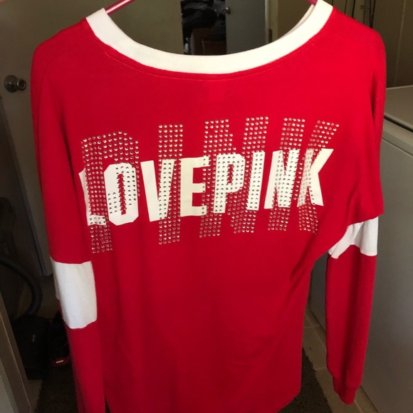 PINK Victoria's Secret Tops - 🌵BLING Victoria’s Secret pink long sleeved shirt